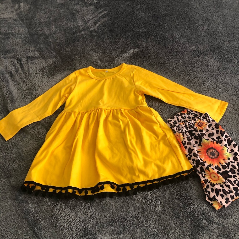 4T sunflower outfit